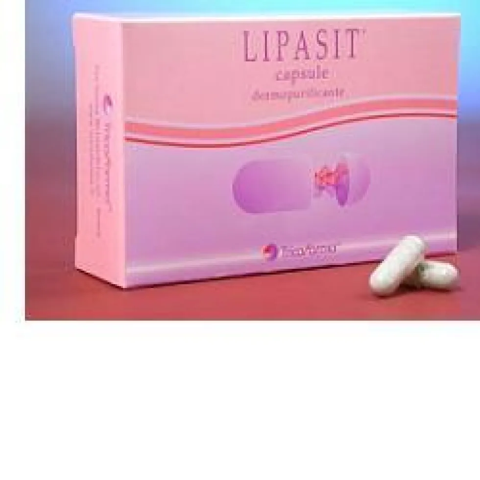 Tricofarma lipasit capsule - Integratore depurativo per la pelle, 36 capsule da 500 mg