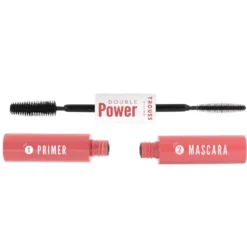 Trouss Double Power - Mascara e primer 2 in 1 per volumizzare e allungare le ciglia, 2 x 3,5 ml