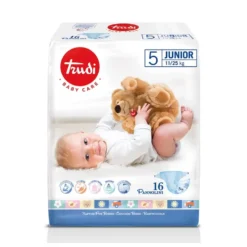 Trudi Baby Care - Pannolini Junior Taglia 5 11/25Kg, 16 pannolini
