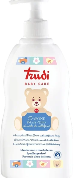 Trudi Baby Care Sapone Mani Viso Al Miele Di Millefiori 500 ml