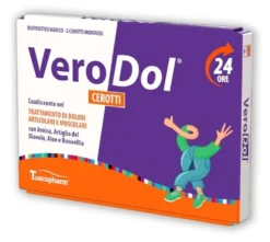 Tuscopharm VeroDol Cerotti per il trattamento dei dolori muscolari e articolari, 5 cerotti