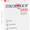 UGA Nutraceuticals Meaquor 1000 - Integratore di omega-3 per la funzione cardiaca, 60 capsule