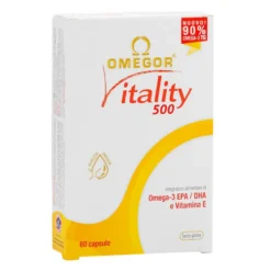 UGA Nutraceuticals Omegor - Vitality 500 Integratore Alimentare, 60 Capsule