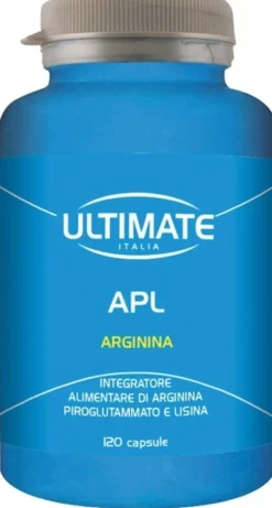 Ultimate APL - Integratore di arginina e lisina anti età, 120 capsule