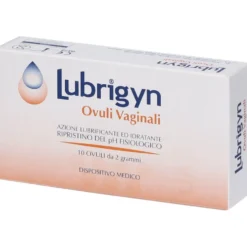 Uniderm Lubrigyn ovuli vaginali - Lubrigyn ovuli vaginali, 10 ovuli da 2 g