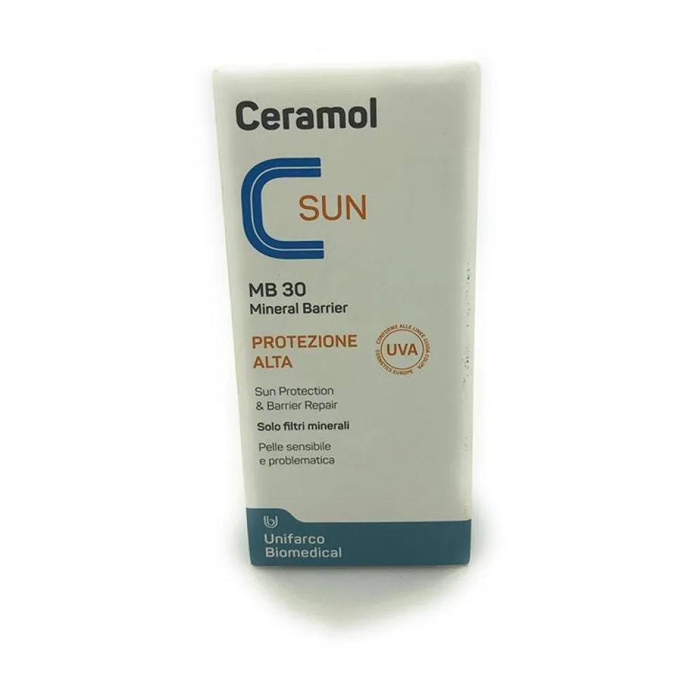 Unifarco Ceramol Sun Mb 30 Protezione Alta, 50ml