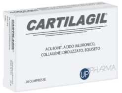 Up Pharma Cartilagil - Integratore con acido ialuronico per le articolazioni, 20 compresse