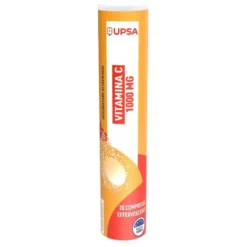 Upsa Vitality Vitamina C 1000 mg - Integratore per le difese immunitarie, 20 compresse effervescenti