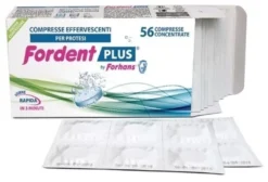 Uragme Fordent Plus - Igienizzante per dentiere e apparecchi ortodontici, compresse Fordent 56