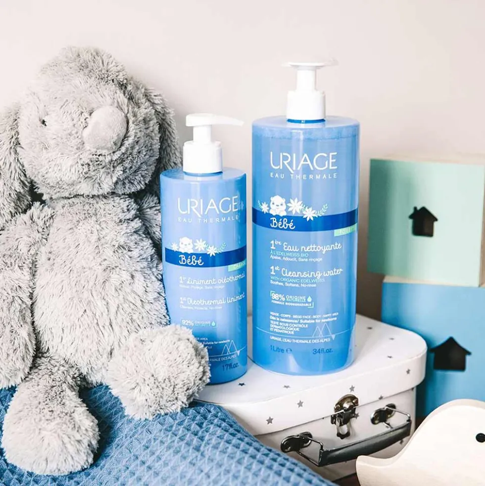 Uriage Baby - 1a Acqua Detergente Corpo Senza Risciacquo, 1Lt