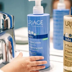 Uriage Baby - 1a Crema Lavante Detergente e Shampoo Bebè, 500ml