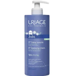 Uriage Baby - 1a Crema Lavante Detergente e Shampoo Bebè, 500ml