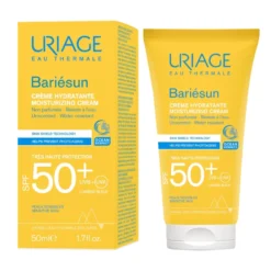Uriage Bariésun - Crema Idratante SPF50+ Senza Profumo Solare Viso, 50ml