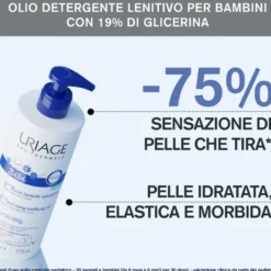 Uriage Bébé - 1ere Huile Olio Lavante Olio Detergente Lenitivo, 500ml