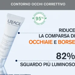 Uriage Depiderm - Contorno Occhi Trattamento Occhiaie e Borse, 15ml