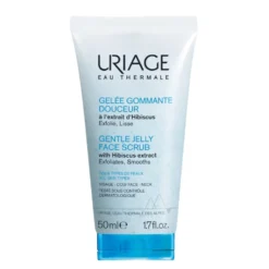 Uriage Gelee Gommage Delicato Viso - Gel esfoliante per rimuovere le impurità e illuminare, 50 ml