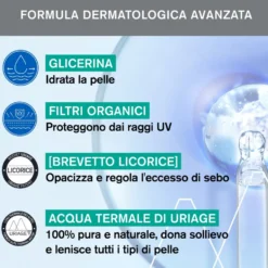 Uriage Hyséac - Fluido Solare SPF50+ Pelle Grassa o A Tendenza Acneica, 50ml