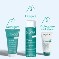 Uriage Hyséac - Fluido Solare SPF50+ Pelle Grassa o A Tendenza Acneica, 50ml