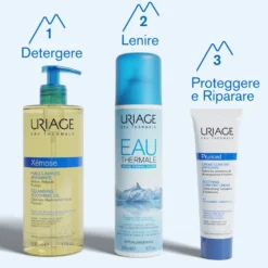 Uriage Pruriced - Crema Lenitiva Anti-Prurito per Viso e Corpo, 100ml