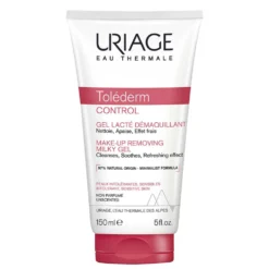 Uriage Toléderm Control - Latte-Gel Struccante per Pelli Sensibili, 150ml