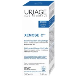 Uriage Xémose C8+ Balsamo-Olio Corpo Lenitivo Anti-Prurito Pelle Secca e Sensibile, 200ml