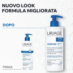 Uriage Xémose C8+ Balsamo-Olio Corpo Lenitivo Anti-Prurito Pelle Secca e Sensibile, 200ml