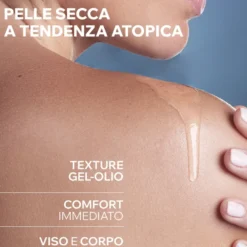 Uriage Xémose C8+ Olio Lavante Lenitivo Doccia e Bagno per Pelle Secca e Sensibile, 500ml