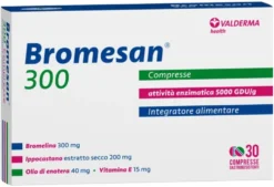 Valderma Bromesan 300 - Integratore per lo stress ossidativo, 30 compresse gastroresistenti Valderma