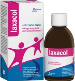 Valderma Laxacol - Integratore a base di Valderma olio di semi di lino per il transito, 200 ml