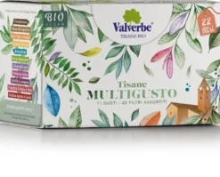 Valverbe Multigusto Bio - Tisane biologiche per la digestione e il relax, 22 filtri