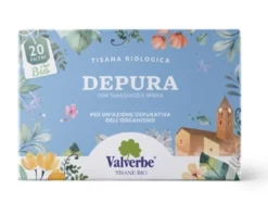 Valverbe Tisana Depura Bio - Integratore depurativo e drenante al tarassaco, 20 filtri