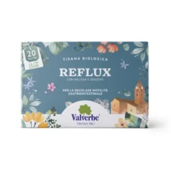 Valverbe Tisana Reflux Bio - Integratore per la digestione con melissa e zenzero, 20 filtri