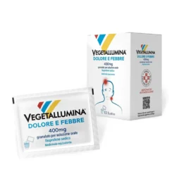 Vegetallumina Dolore e Febbre 400 mg - Granulato per soluzione orale per il dolore, 12 bustine