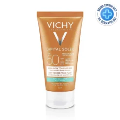 Vichy Capital Soleil BB - Emulsione solare colorata viso per protezione SPF 50 ed effetto mat, 50 ml
