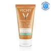 Vichy Capital Soleil - Emulsione solare per il viso anti-lucidità ad effetto asciutto SPF 50, 50 ml
