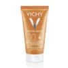 Vichy Capital Soleil - Emulsione solare per il viso anti-lucidità con protezione SPF 30, 50 ml