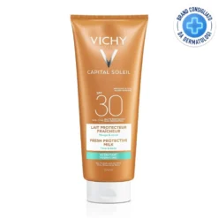 Vichy Capital Soleil - Latte Idratante Fresco Viso e Corpo SPF 30, 300ml