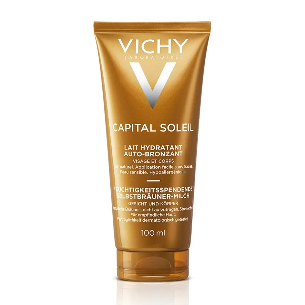 Vichy Capital Soleil - Latte Idratante Auto-Abbronzante, 100ml