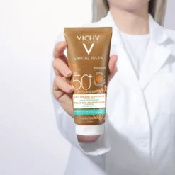 Vichy Capital Soleil - Latte Solare Viso Corpo Eco-Sostenibile SPF50+, 200ml