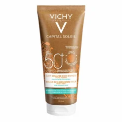 Vichy Capital Soleil - Latte Solare Viso Corpo Eco-Sostenibile SPF50+, 200ml