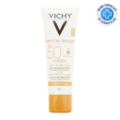 Vichy Capital Soleil - Trattamento Anti-Macchie Colorato 3 in 1 SPF 50, 50ml