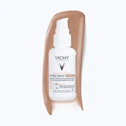 Vichy Capital Soleil - UV-Age Daily Pigment Medium SPF50+ Fluido Solare Anti-Invecchiamento Colorato Colorazione Media, 40ml