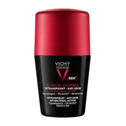Vichy Homme - Clinical Control Deodorante Roll-On 96H Anti-Traspirante, 50ml