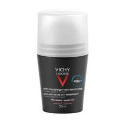 Vichy Homme - Deodorante Roll-On Antitraspirante Effetto Lenitivo 48H, 50ml