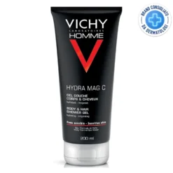 Vichy Homme - Hydra Mag C Gel Doccia Corpo e Capelli, 200ml