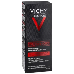 Vichy Homme - Trattamento Anti-Età Structure Force Viso + Occhi, 50ml