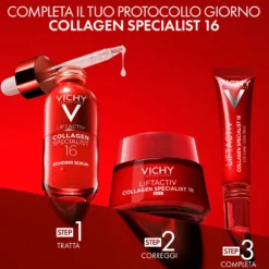 Vichy Liftactiv - Collagen Specialist 16 Contorno Occhi con Peptidi Pro-Collagene, 15ml