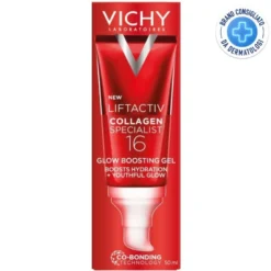Vichy Liftactiv Collagen Specialist 16 Glow Booster Gel Anti-Età Illuminante, 50 ml