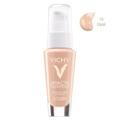 Vichy Liftactiv Flexiteint 15 opale - Fondotinta antirughe con Spf 20 per un effetto lifting, 30 ml