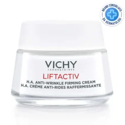Vichy Liftactiv - H.A. Crema Rassodante Anti-Rughe per Pelle Secca, 50ml